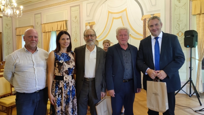 Miroslav Novak, Gordana Bilušić, dr. Franc Pohleven, Martin Mikolič, mag. Dejan Židan